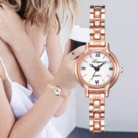 

Women's Casual Alloy Band Strap Quartz Watch Analog Ladies Bracelet Dress Wristwatch Creative Clock Gift Relojes Para Mujer