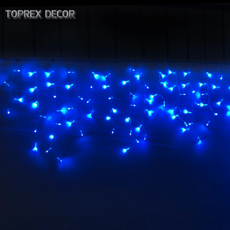 RGB led icicle lights led decorative lights blue Led icicle dripping light