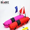 spearfishing diving float spearshing buoy with flag , Extra strap for carry the weight lead