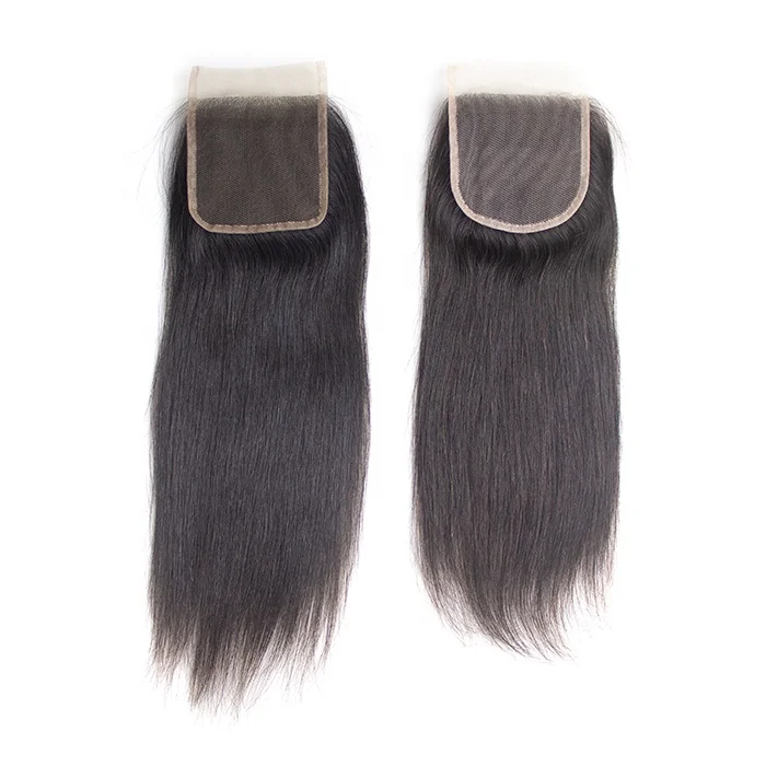 

2019 Good Quality Indian Hair 4*4 Light Brown Lace Closure Straight Wholesale Virgin Cuticle Aligned