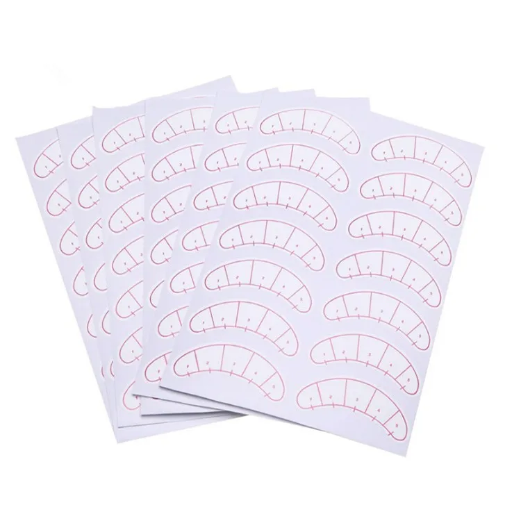 

Hot 70pairs/pack 3D Eyelash Under Eye Pads Lash Eyelash Extension Practice Sticker for Eyelash Extension, White