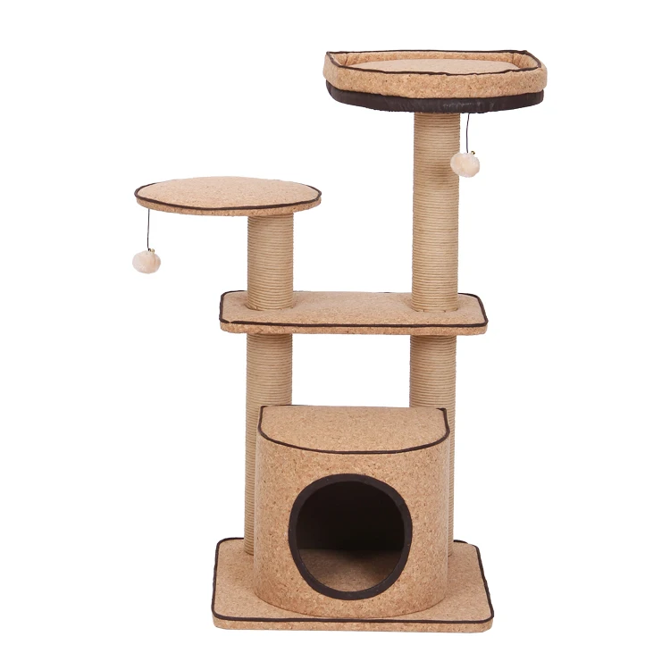 
Manufacturer customized Cat tower scratcher post fabric for cat tree 