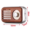 OEM wooden mini vintage wireless fm radio receiver remote control