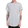 Stripe T Shirt Men Casual T-Shirt Short Sleeve Summer Hip Hop Tshirt Streetwear Casual Tops Tees