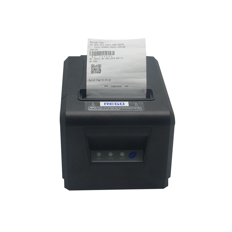 Best pos android 80mm bluetooth thermal printer usb lan port with auto cutter REGO factory price P80A