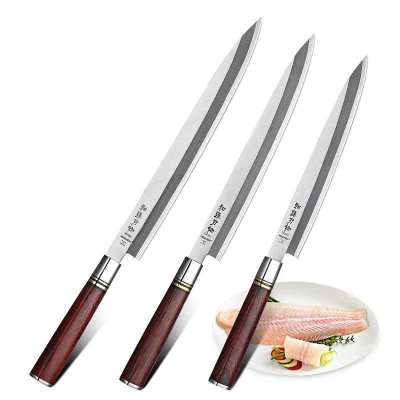 

SZ-D series Japanese sashimi sushi kitchen knife with rosewood handle