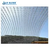 Customized prefabricated steel space frame structure function conference exhibition assembly hall for sports gym roofing