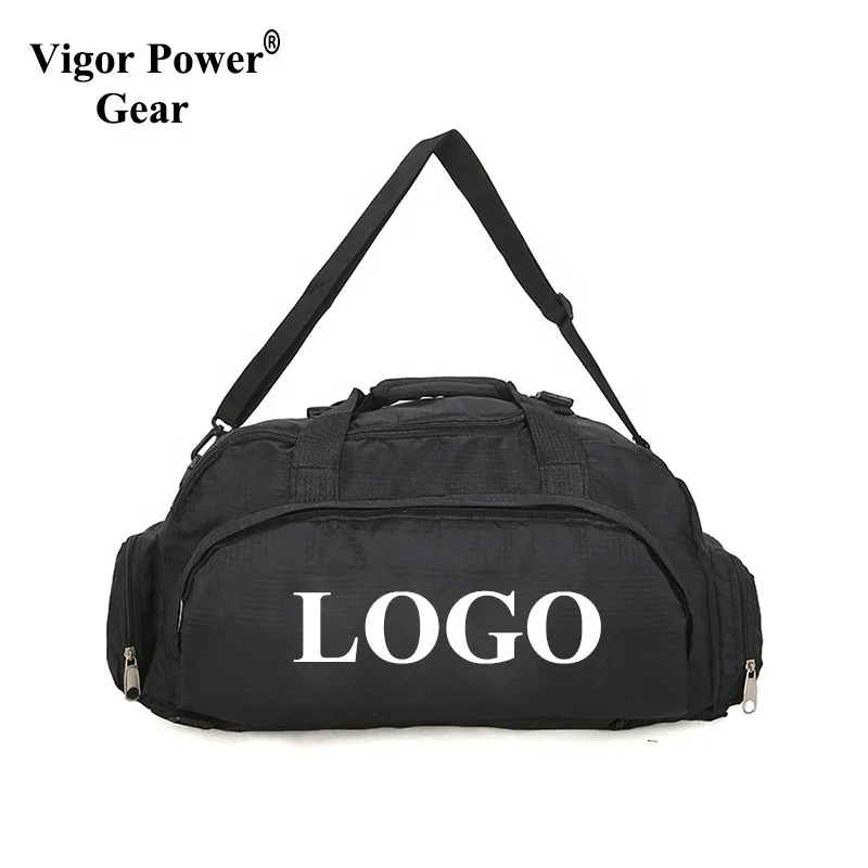 

vigor power gear high quality gym bag sports gym bag with shoe compartment custom logo, Red, green, blue, black, orange