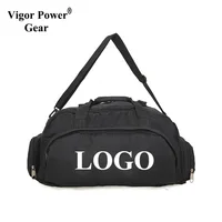 

vigor power gear high quality gym bag sports gym bag with shoe compartment custom logo