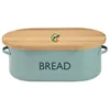 Red Metal Vintage Bread Bin
