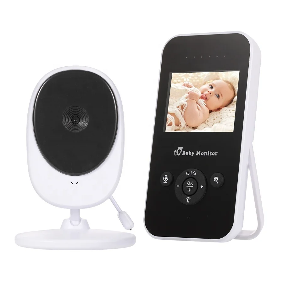 

Baba Electronics baby phone 810 baby video monitor 2.4 inch LCD IR Night Light Vision Intercom Lullaby Temperature Sensor Zoom