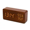 Hot Sale Bedroom Wood Led Digital Alarm Wooden Led Alarm Clock