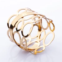 

Wedding Christmas Wholesale Rose Gold Silver Napkin Ring and Holder @