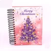 Spiral Bound Hard Cover Merry Christmas Birthday Notebook