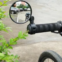 

YOUME Bicycle Rearview Handlebar Mirrors Cycling Rear View MTB Bike Silicone Handle Rearview Mirror