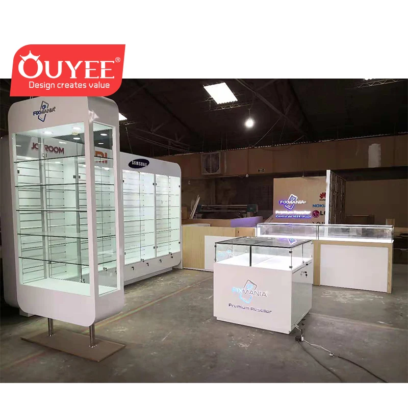 
Hot Sale Mobile Phone Shop Interior Design With Display Furniture 