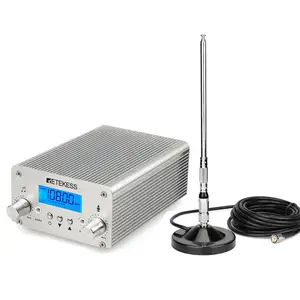 15W wireless PLL Bluetooth FM Transmitter Mini Radio Stereo Station Broadcast Power Antenna Retekess TR502