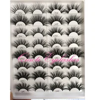 

5d dramatic 25mm long mink eyelashes