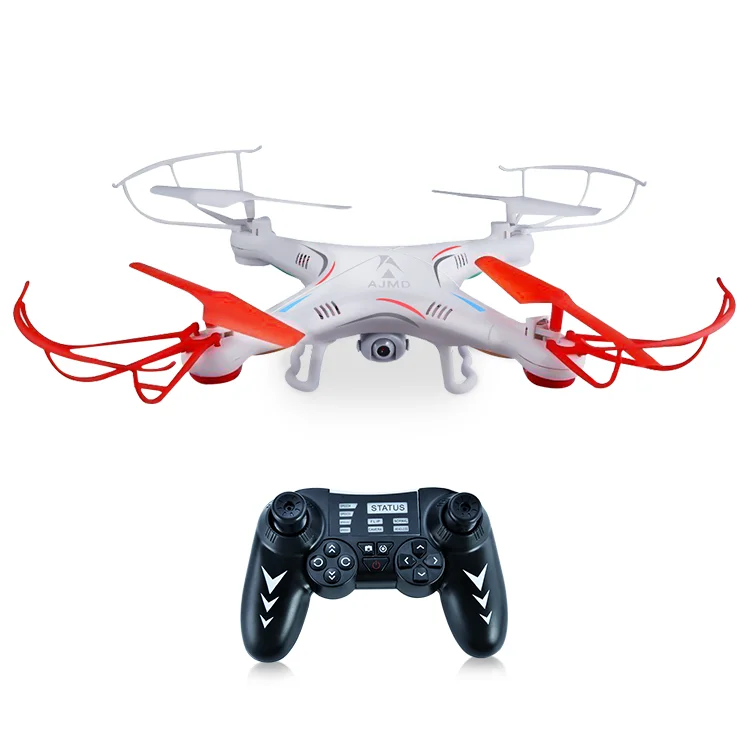 Dwi Dowellin Mini Drone with HD FPV WiFi Camera 720P Live Video with Altitude Hold 2.4Ghz 4CH 6-Axis RC Quadcopter UFO Aircraft for Beginners S13 Red