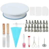 

Hot selling cake stand decorating tools new product cake turntable bake tool cake decor set