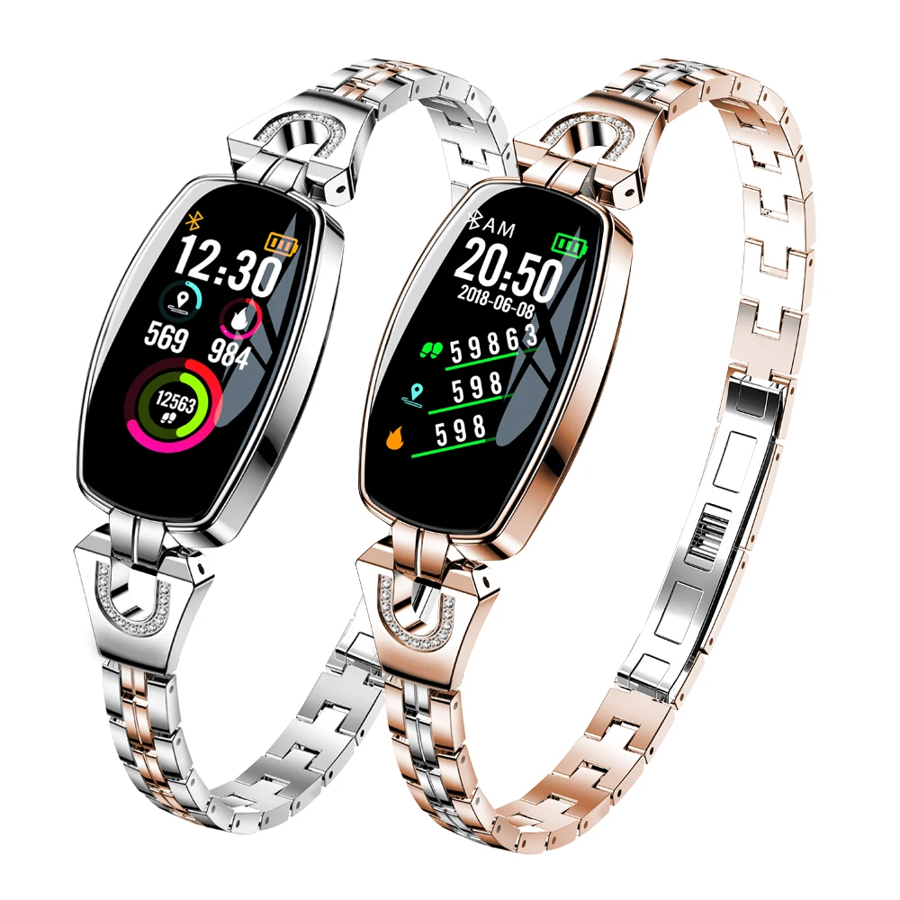 2019 Newest H8 Lady Smart Watch Elegant Women Wrist Watch IP67 Waterproof