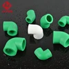 Plastic plumbing materials green ppr pipe fitting