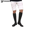 Wholesale long custom logo terry sole thicken mens knee high cotton warm length socks manufacture