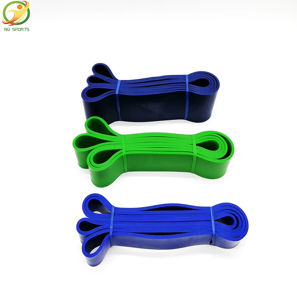 

New product China Supplier Natural latex colors power custom printed resistance bands set, Customized