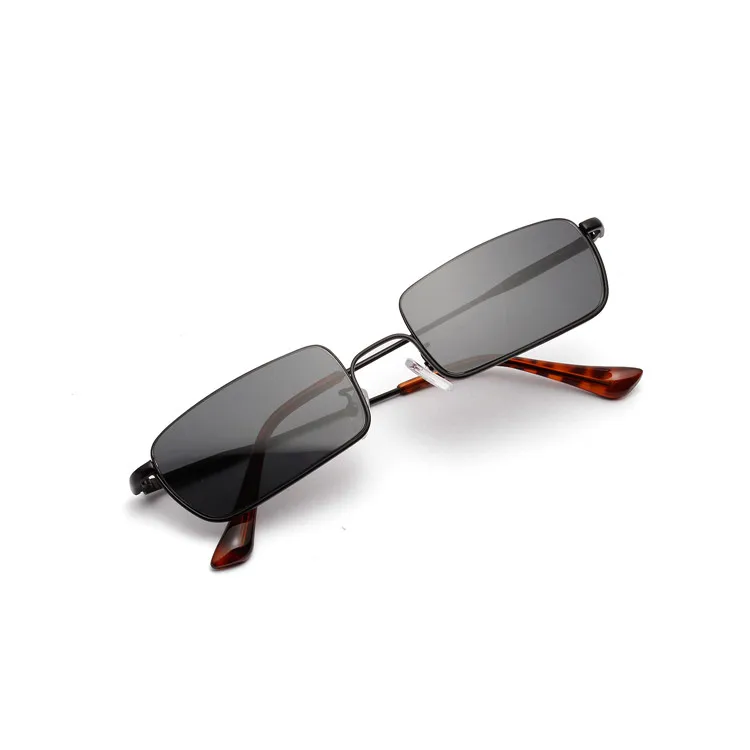 

2019 Fashion Small Square Sunglasses Women Metal Future Sunglasses Men