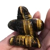 Gemstone Craft Natural Tiger Eye Crystal Carved Eagle Crystal Decoration