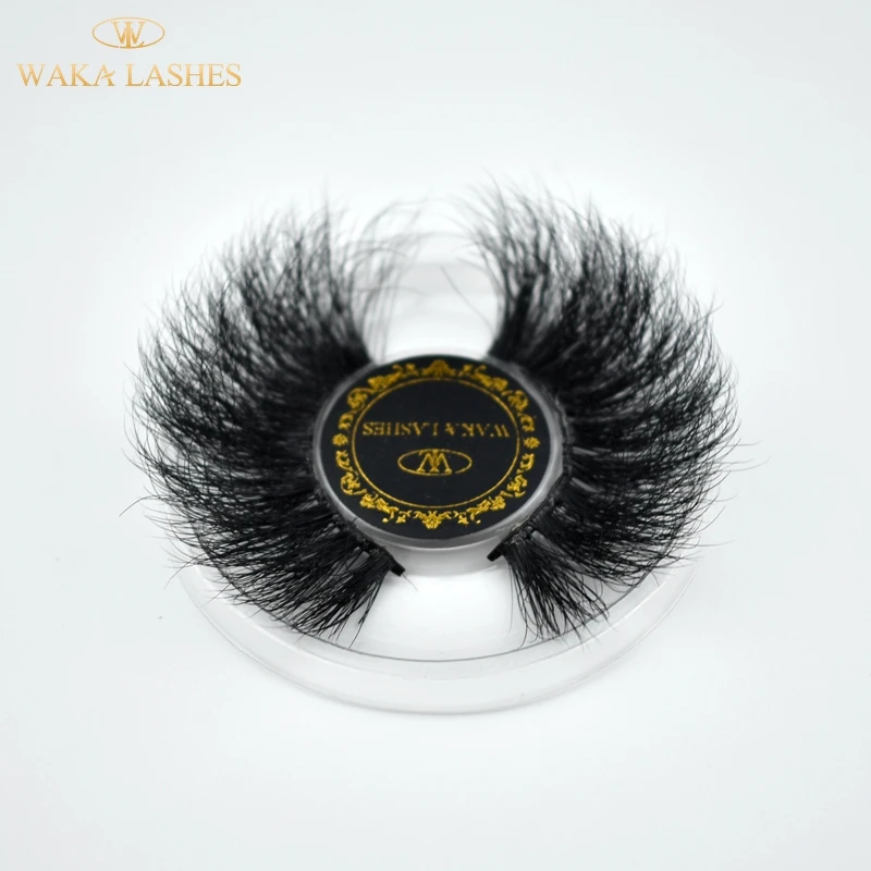 

private label strip 3d top mink fur lashes, Black