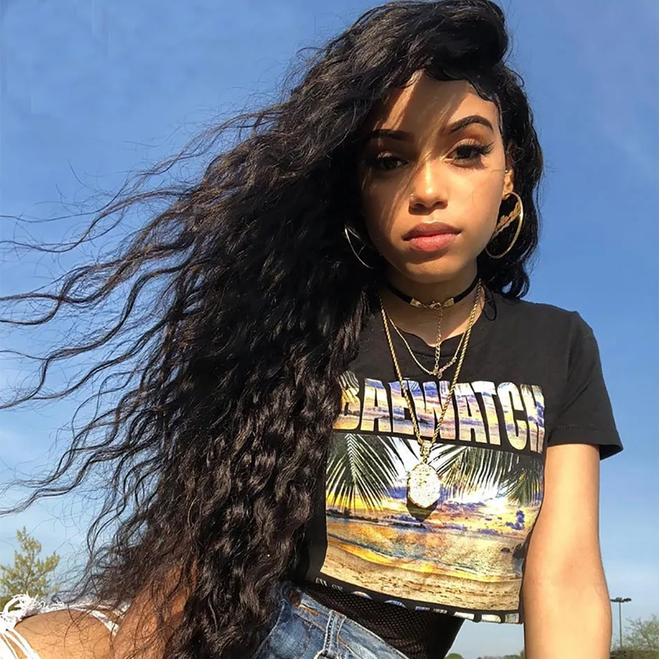 

CELIE Virgin Cuticle Aligned Brazilian Human Hair Wigs Water Wave Human Lace Wig HD Lace Frontal Wigs for Black women