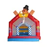 2019 Kids inflatable clown bouncer bouncy castle for rental / clown house with arch entrance for holiday