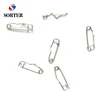 22mm plated metal buttons badge pin crimp pins