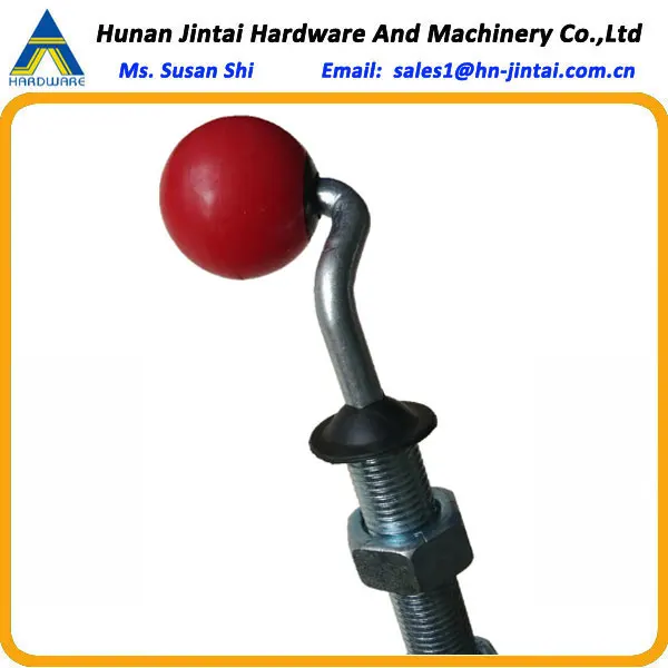 
Metal galvanized or stainless steel thread screw nut with rubber or polyurethane ball castor roller wheel 