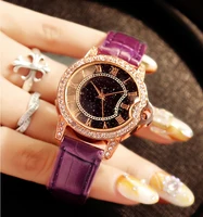 

Starry Sky New Wrist Leather women watches diamond fashion watch