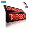 Days countdown mounted sports yellow led digital clock