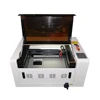 Hot sale new design co2 40w mini laser cutter engraving machine for plastic PVC nameplate rubber