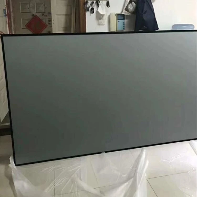 

100 inch double sided fixed frame screen ALR projectionfor laser projector