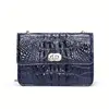 China factory OEM Crocodile Embossed Genuine Leather Handbags Messenger bag for Ladies High Quality Multiple Oil Edge Craft