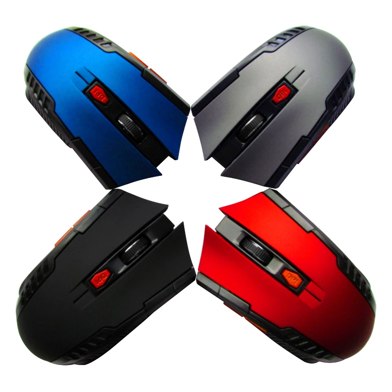 

High Quality 2.4G Super Smooth 6 Buttons Custom Wireless Mouse, Black;blue;red;gray