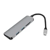 2019 new metal shell 5-in-1 USB 3.1 type C Hub 2 USB3.0 4k HD TF SD adapter USB-C adpater for work and study