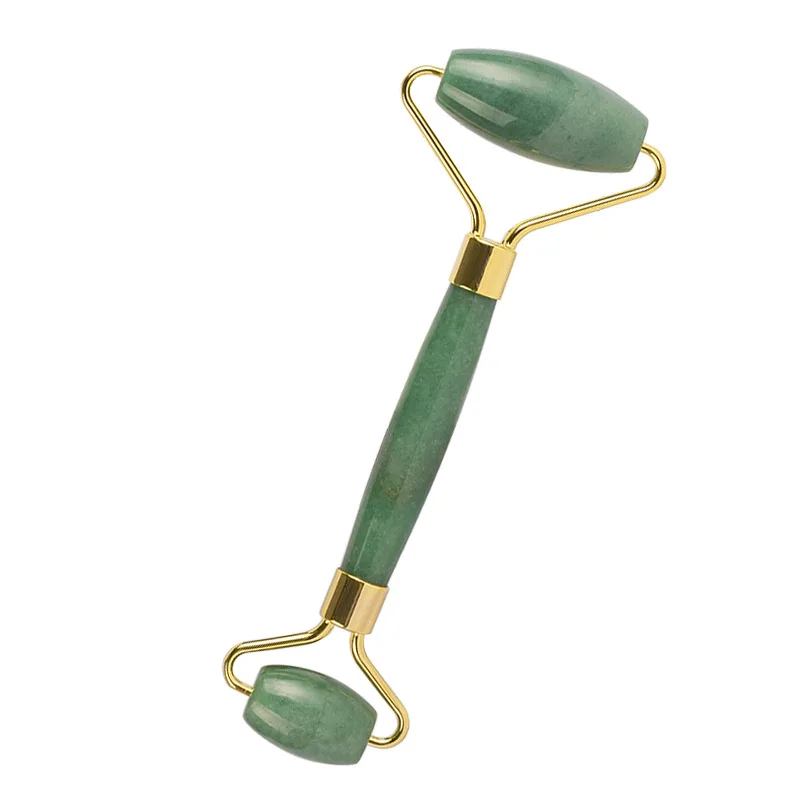 

Premium Quality Jade Roller Massager Anti Aging Jade Roller Set Green Jade Stone Roller with Box