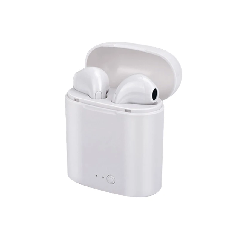 

Earphones with charging case i7s TWS new portable wireless mini blue tooth headphones, N/a