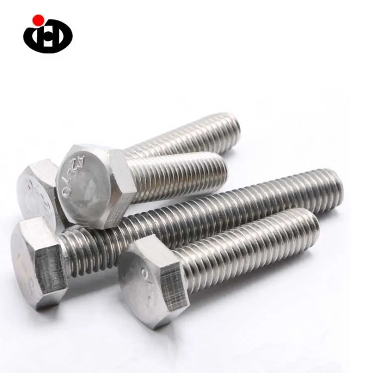 
JINGHONG Grade 2 Steel Hex Bolts DIN933 