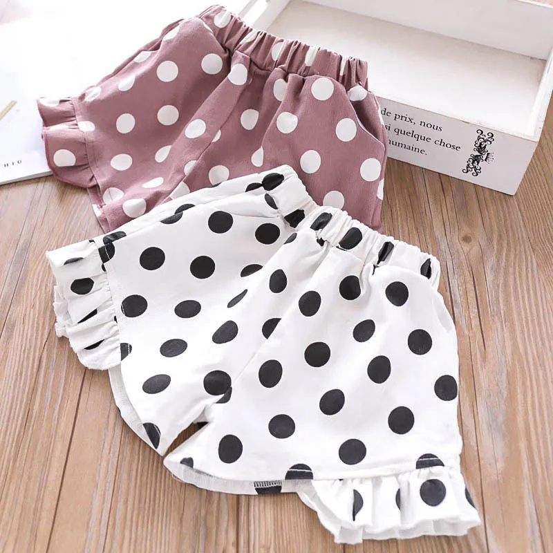 

Wholesale 2019 Girls kids dot print short For 2-7t With Free Shipping