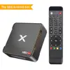 A95X MAX custom 2gb 4gb ram android 8.1 smart 4k tv box with 3 USB 3.0 ports and RGB time display function