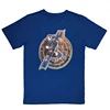 Wholesale round neck short sleeve plain cotton/spandex summer casual mens t-shirt