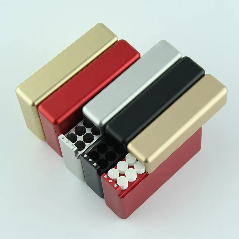 
Aluminium alloy electronic cigarette cartridge storage box 