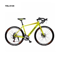 

21 Speed 26 Inch Road Bike Aluminum Alloy Frame Student Bike Double Disc Brake Road Racing Bicycle